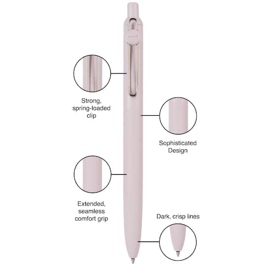 uniball™ Zento 0.7mm Liquid Gel Ink Muted Collection Retractable Pen Set